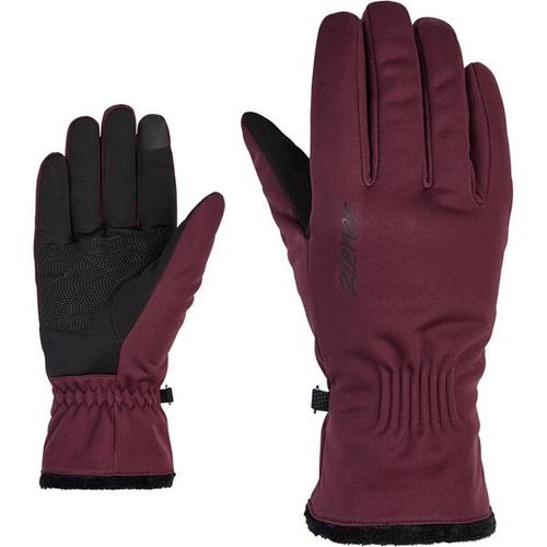 ZIENER Damen Handschuhe Ibrana Touch Lady Glove Multisport, Größe 6 in Grau