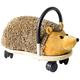 Wheelybug Toddler Wooden Ride-On Animal with Interchangeable Plush Cover, Safety Certified Developmental Toy, Small (1 - 3 Years), Plush Hedgehog