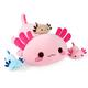 shownicer Plushie, Cute Axolotl Plush Pillow, Stuffed Animal Mommy & 3 Baby Plush Toys, Kawaii Plush Axolotl Pillow Soft Toy, Cuddly Toy, Fluffy Cushion, Hugging Pillow Gift for Kids Girls Boys