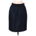 Lands' End Casual Skirt: Blue Bottoms - Women's Size 8