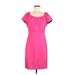 T Tahari Casual Dress: Pink Dresses - Women's Size 8