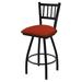 Holland Bar Stool 810 Contessa Swivel Counter Stool in Red/Blue/Black | Counter Stool (25" Seat Height) | Wayfair 81025BW021