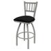 Holland Bar Stool 810 Contessa Swivel Counter Stool in Gray/Black | Extra Tall (36" Seat Height) | Wayfair 81036ANBlkVinyl