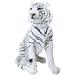 Dakota Fields Choturam White Tiger Statue Resin/Plastic in Black/White | 20.25 H x 13 W x 10 D in | Wayfair DE7D4F22E27A4CA5A2EF0D486AB7D85C