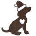 The Holiday Aisle® Solid Color Holiday Shaped Ornament Metal in Brown | 4 H x 4 W x 0.05 D in | Wayfair F4095FAFD0BE4E908463DF61BC0A3265