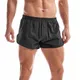 Sous-vêtements pour hommes Boxer Shorts Coton Split Side Ultra Shorts Casual Sleep Bottoms Male