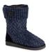 MUK LUKS Janet - Womens 6 Navy Boot Medium