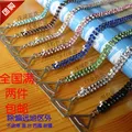 Bretelles de soutien-gorge en cristal à double rangée petites bretelles en métal accessoires de