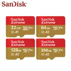 Sandisk Micro SD Card Original Extreme A2 V30 U3 SDXC Flash 32GB 64GB 128GB 256GB MicroSD Card