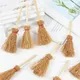 10/20 Pcs Mini Besen Rot Seil Stroh Besen Puppenhaus Decor Halloween Micro Landschaft Dekorationen