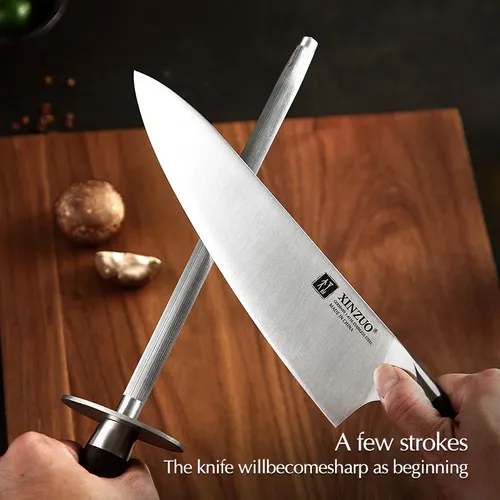 XINZUO Profi-koch Messer Spitzer Rod High Carbon Schärfen Stick Honen Stahl Für Küche Messer