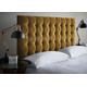 "3FT Single Upholstered Olivia 48\" Inch High Wall Mounted French Velvet Modern Bed Headboard All Colours Handmade In The UK"