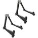 2 Pack Guitar Folding A Frame Stand For Acoustic Classic Electric Bass Travel Guitars Banjo Ukulele - Portable Floor Guitar Holder Black GSS AL BLK 2 PCS