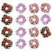 Hair Ties Silk Satin Scrunchy - Hair Elastics Bands Ponytail Holder Pack of Neutral Scrubchy Hair Accessories Women Girls