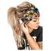 pseurrlt WOCLEILIY Yoga Headband Women Print Headband Elastic Head Wrap Hair Band Bandana Headband