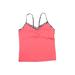 LeJ Swimsuit Top Pink Print V-Neck Swimwear - Women's Size X-Large