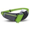 Fanny Pack with Water Bottle Holder Waist Bag for Men Women Water Resistant Lightweight Adjustable Running Belt Headphone Bag Travel Pocket for Outdoor Camping Fitness Hikingï¼Œgreen