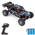 Wltoys Wltoys 124018 High Speed Racing Car 60km/h 1/12 2.4GHz Car Off-Road Drift Car 4WD Aluminum Alloy Chassis Zinc Alloy Gear with 3 Battery