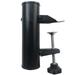 Parasol Bracket Holder Umbrella Stand Fixed Clip for Outdoor Patio Garden Courtyard Balcony Beach (Black)