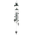 Bird Wind Chimes Metal Wind Chime with 4 Hollow Aluminum Tubes 6 Wind Bells 33 Inch Wind Chimes for Indoor Outdoor Patio Garden Backyard Porch Terrace Balcony Hanging Decor