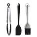 Silicone Barbecue Set BBQ Tools Grill Accessories Oil Brush Blade Combination 3 Piece