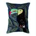 20 x 24 in. Toucan Zippered Indoor & Outdoor Pillow Extra Large