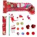 Christmas Cat Toys Stocking - 15 PCS Pet Cat Assorted Indoor Interactive Toys with Ball Plush Mouse X-mas Gift Set