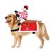 Farfi Puppy Cartoon Doll Dogs Clothes Horseback Riding Cosplay Costume Pet Supplies (Red S)