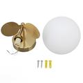 LED Wall Light Modern Minimalist Background G9 Personalized Glass Lampshade Eye Protection Wall Light for Home 100 to 240V