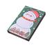 Christmas 50 Pieces Funny Notepads Santa Notepads Sticky Notes Memo Pads for Holidays Decoration Present