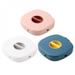 MEROTABLE 3 Pieces Rotatable Data Cable Headphone Organizer Cable Winder With Phone Holder Multi-Functional Coiled Data Cable Storage Bag