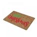 Christmas Door Mat Outdoor - Christmas Door Mat Outdoor Welcome Mats Indoor for Front Door Christmas Doormat with Non-Slip PVC Backing Winter Doormat for Home Bath Kitchen Entrance Mat