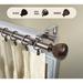 Domovina Amita 1 Double Curtain Rod-Color:Bronze Size:28-48