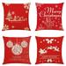 iOPQO Christmas Ornaments Christmas Pillow Covers Pillow Case Pillowca Seflaxfor Decoration Home Family Christmas Pillowcase Multicolor Christmas Party Decorations