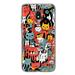 MUNDAZE Samsung Galaxy J3 Express/Amp Prime 3 Shockproof Clear Hybrid Protective Phone Case Psychedelic Cute Cats Friends Pop Art Cover