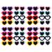 FRCOLOR 50Pcs Cartoon Glasses Charms Decorative Resin Charms Mobile Phone Case DIY Ornaments