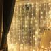 MyBeauty 300LED 3x3Meter Curtain Strings Light USB Solid On Lamp Holiday Party Decoration