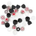 NUOLUX 36pcs Silicone Ear Tips Earplug Caps Earphone Earbuds Tips Ear Tips Earbud Tips