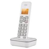 Bisofice D1102B Cordless Phone with Answering Machine Caller Call Waiting 1.6 inch Backlight LCD 3 Lines Screen Display Rechargeable Batteries Support 16 Languages for Office Home Conference
