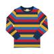 Maxomorra - Langarmshirt Stripes Blue In Bunt, Gr.122/128