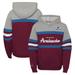 Youth Mitchell & Ness Gray Colorado Avalanche Head Coach Pullover Hoodie