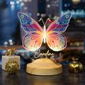 Night Lamp, Butterfly Lamp, Personalised Gift For Her