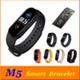 M5 Colorful Screen Smart Band Fitness Tracker Watch Sport bracelet Heart Rate Blood Pressure Smartband Monitor Health Wristband ZZ