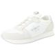 Calvin Klein Herren Runner Sneaker Sock Laceup Nylon-Leather Sportschuhe, Weiß (Triple Bright White), 46