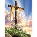 Prayer Cross - 2000 Piece Wooden Puzzle - Create a Decorative Piece for Home or Office