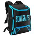 Bont Skates - Multi Sport Skate Backpack Travel Bag - Inline Ice Roller Speed Skating (Black Gamma blue)