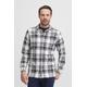 Karohemd FQ1924 "FQ1924 FQOliver Checked Overshirt" Gr. l, US-Größen, grau (salute) Herren Hemden Karohemden