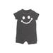 Baby Gap Short Sleeve Outfit: Gray Bottoms - Size 0-3 Month