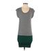 T by Alexander Wang Casual Dress: Gray Dresses - Women's Size X-Small