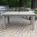 Beachcrest Home™ Midwest Rectangular 6 - Person Outdoor Dining Set Plastic in Gray | 43.3" H x 55.5" W x 86.5" L | Wayfair